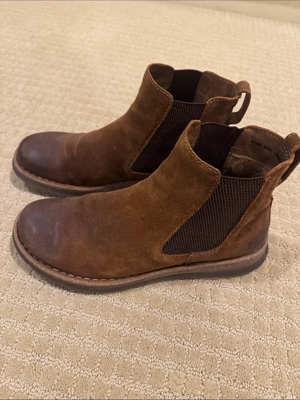 Born brown suede